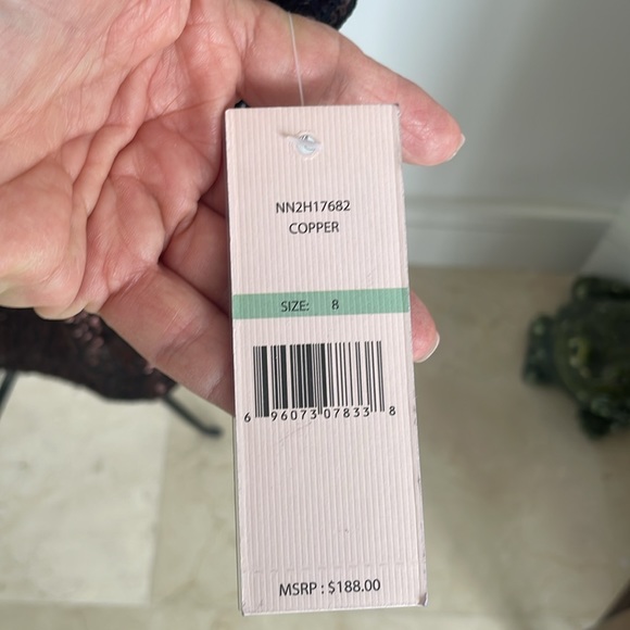 NWT NANETTE COPPER SEQUIN DRESS - Picture 3 of 6